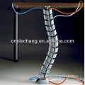 Plastic silver Office adjustable under deskCable Organizer